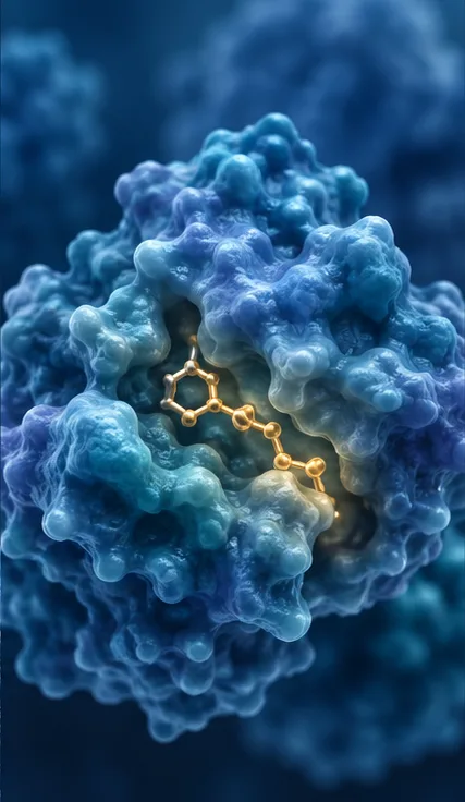 Biotinylated protein molecular visualization
