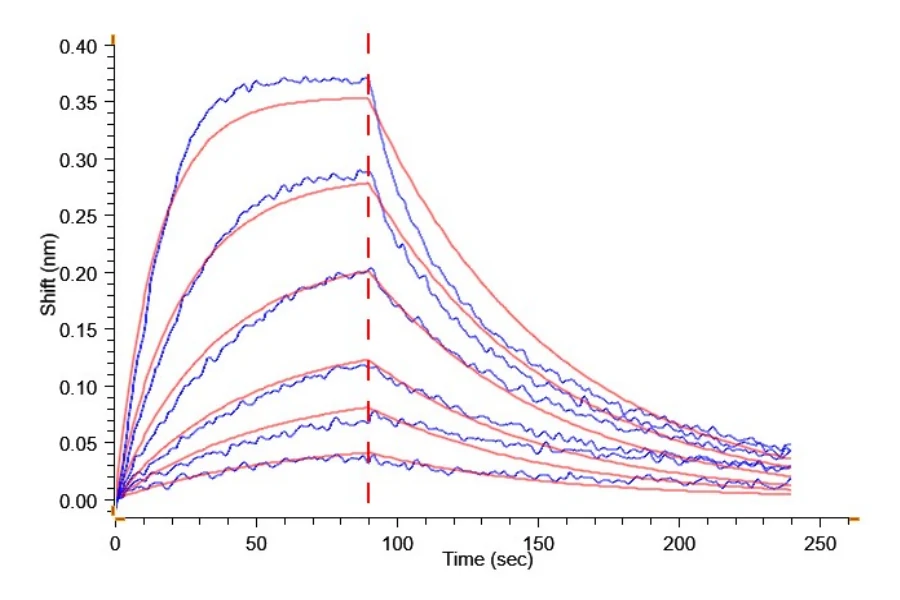 CD314-HF001 BLI result