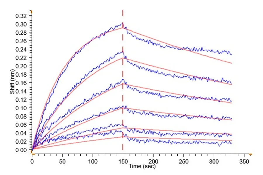 CD40-HF001 BLI result