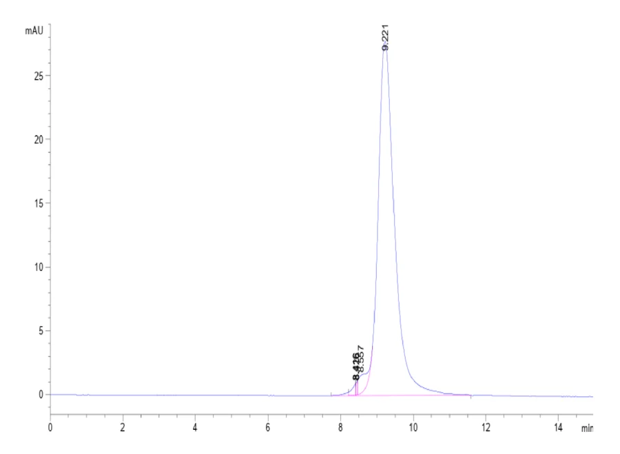 HER2ERBB2DOMAIN4-HB001 SEC-HPLC result