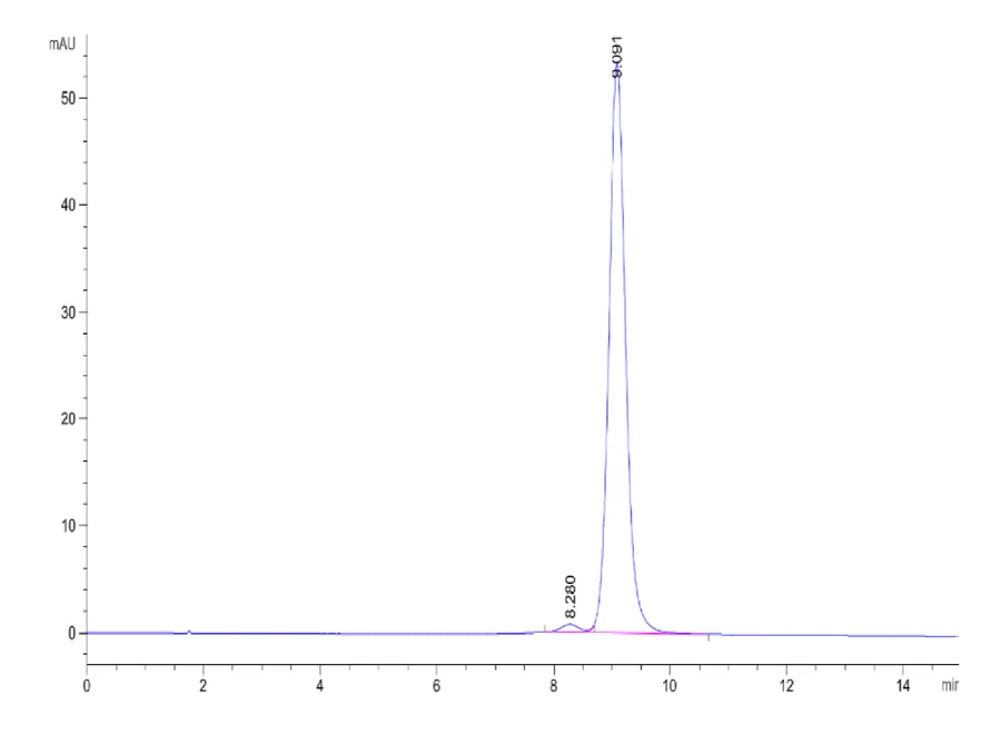 HPV16E7-HB002 SEC-HPLC result
