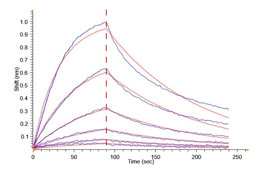 ICOSLG-HB001 BLI result