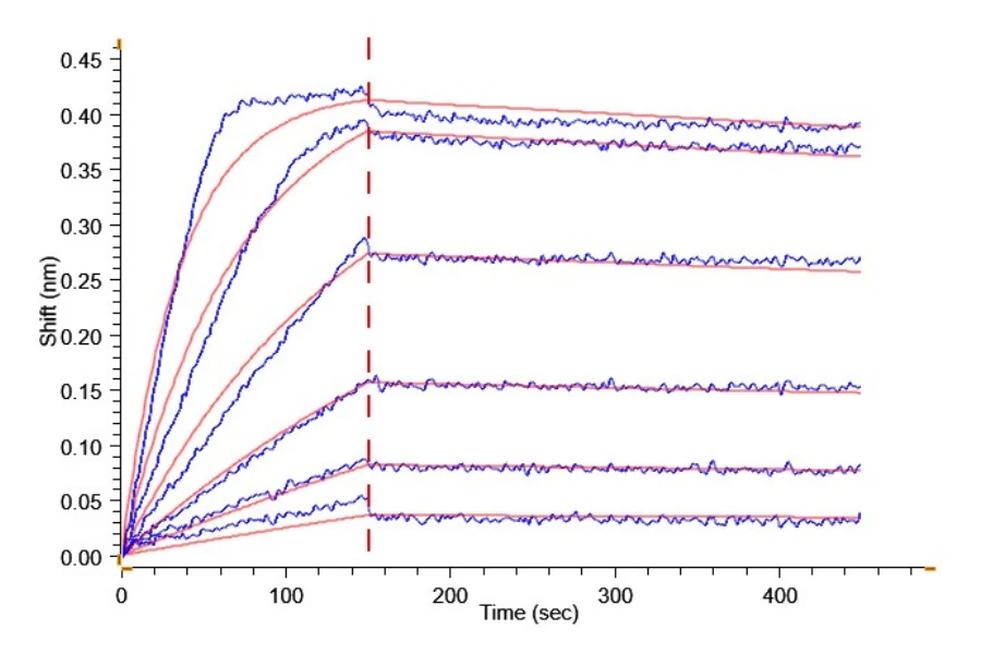 RIIB-HF001 BLI result