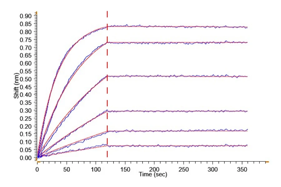 TNFSF15-DP001 BLI result