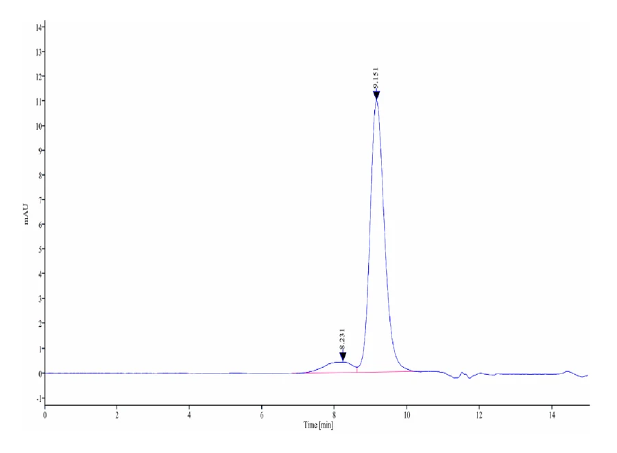 VEGF165-HB003 SEC-HPLC result